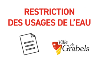 Restrictions de l'usage de l'eau 