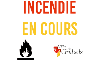 Incendie en cours à Grabels