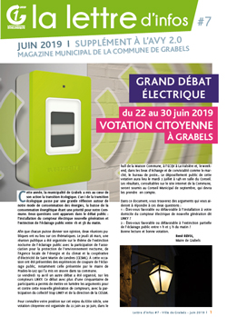 Lettre d'infos n°07 - Juin 2019