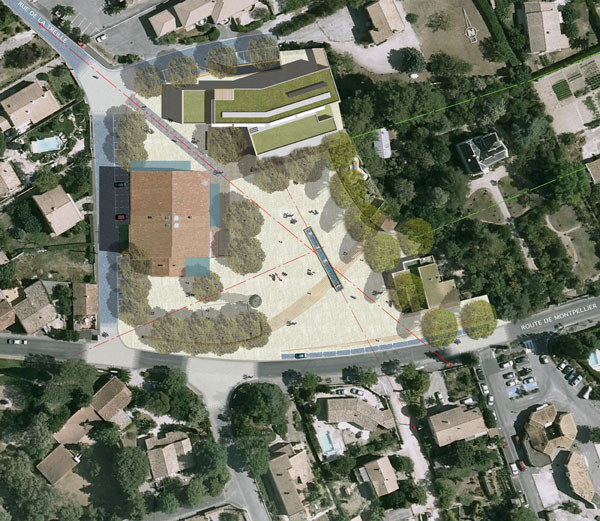 Maison Commune - Plan de masse
